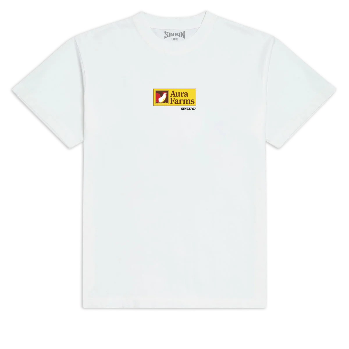 Sin Bin Six Seven T-Shirt - White - XL