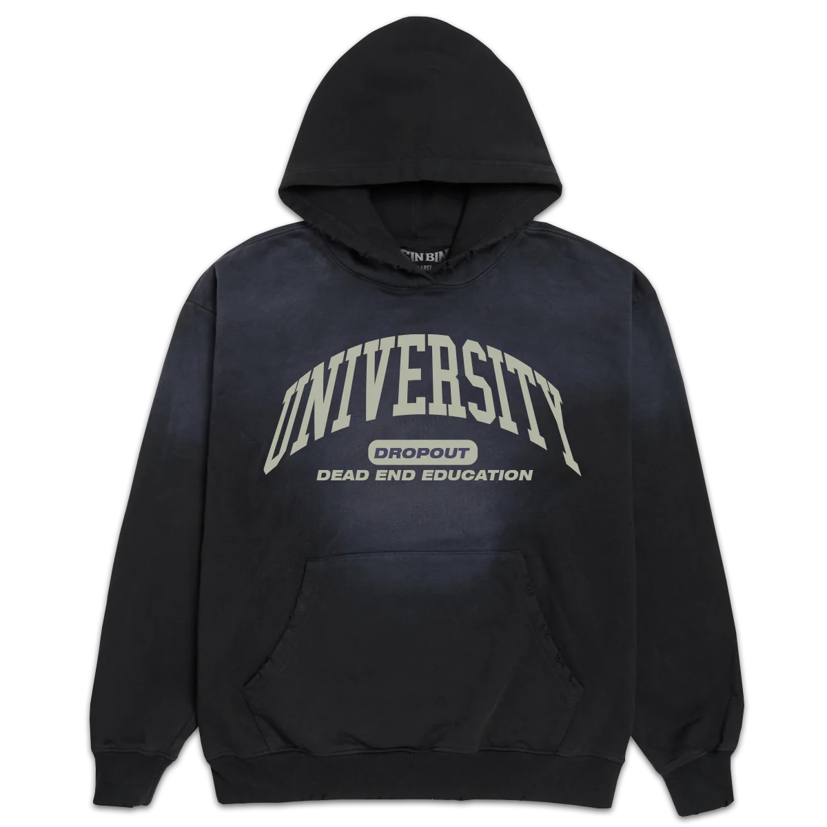 Sin Bin Uni Mushroom Hoodie - Black Fade - LG