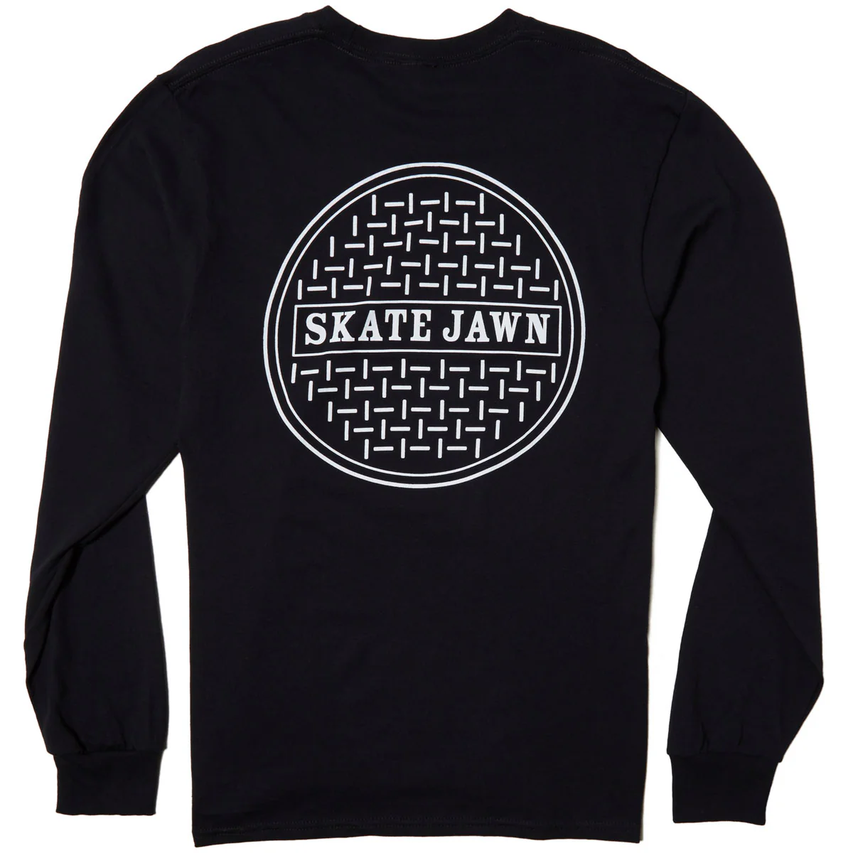 Skate Jawn Sewer Cap Long Sleeve T-Shirt - Black