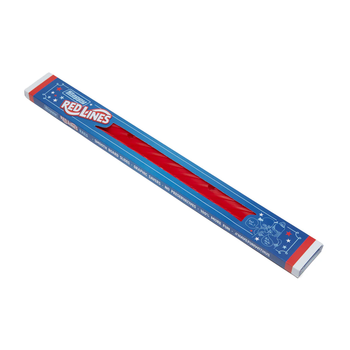 Slappy Red Lines Rails - Red