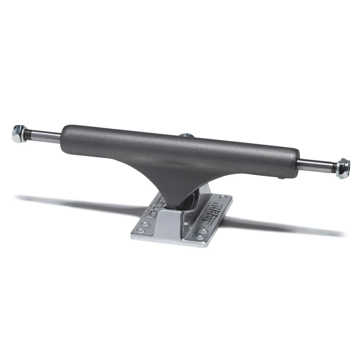 Slappy ST1 Hollow Lights Skateboard Trucks - Gunmetal/Polished - 9.00"
