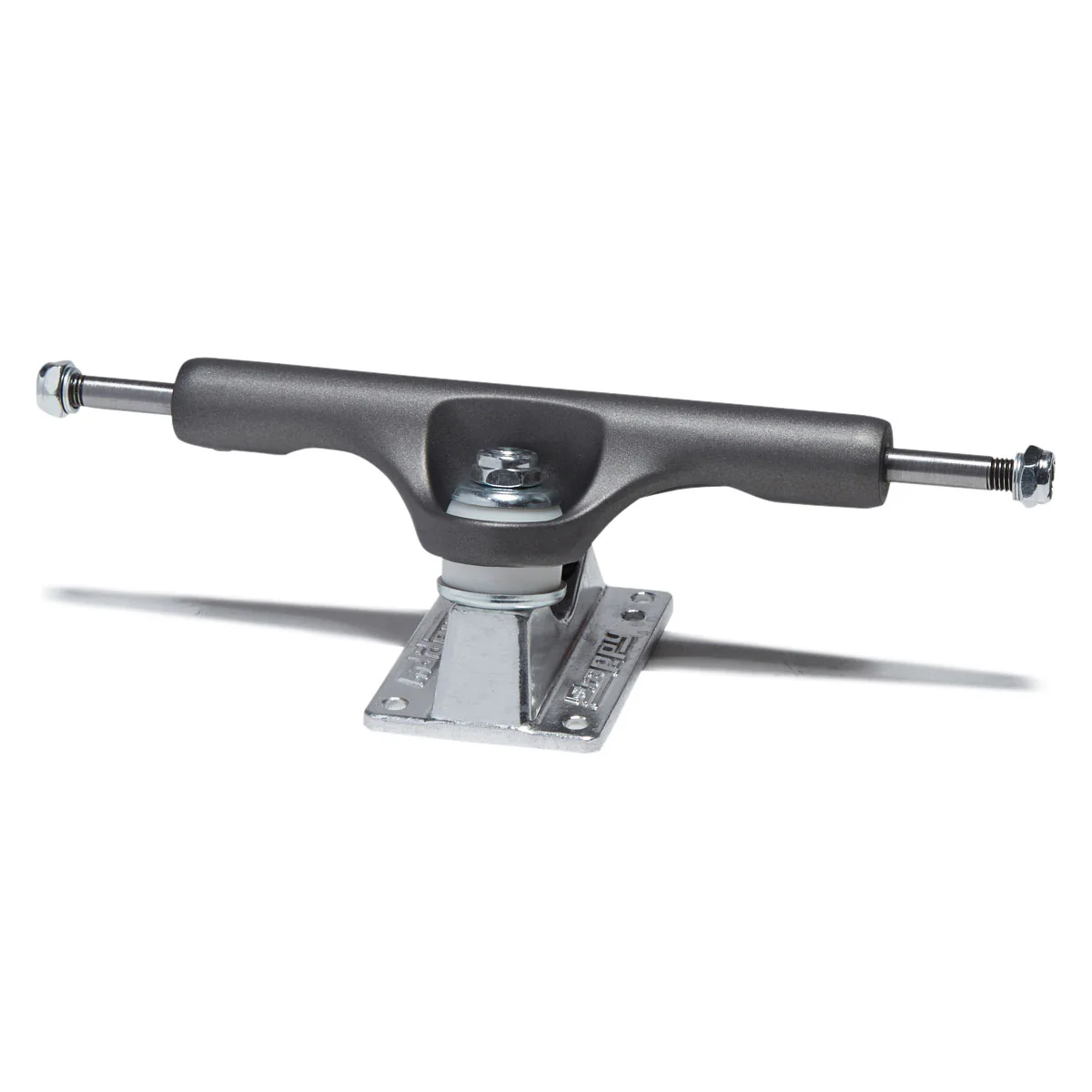 Slappy ST1 Hollow Lights Skateboard Trucks - Gunmetal/Polished - 9.00" - Image 2