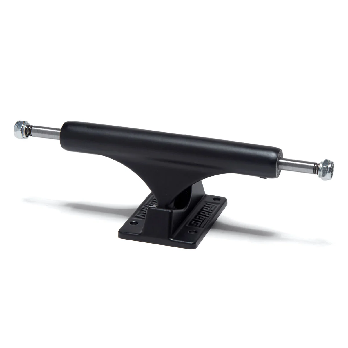 Slappy ST1 Inverted Hollow Lights Ultra Low Kingpin Skateboard Trucks - Matte Black/Black Gold - 9.00"