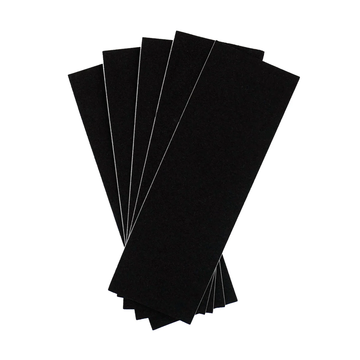 SlushCult That 5 Pack Of Slim Fingerboard Grip Tape - Black