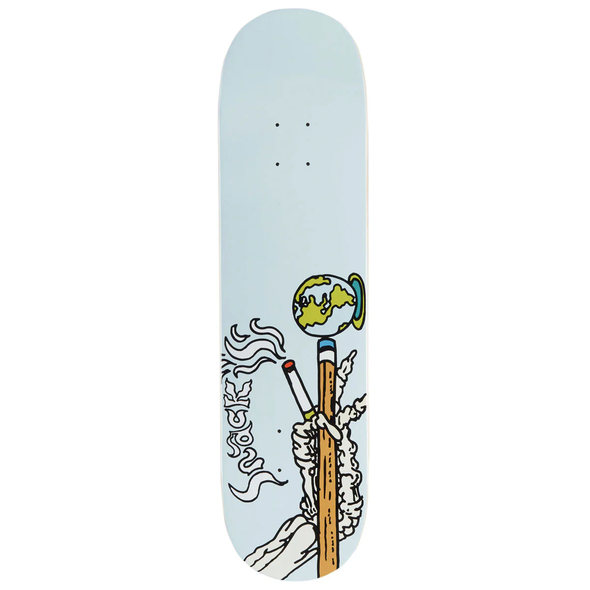 Snack Last Game Skateboard Deck - Sky Blue - 8.00"