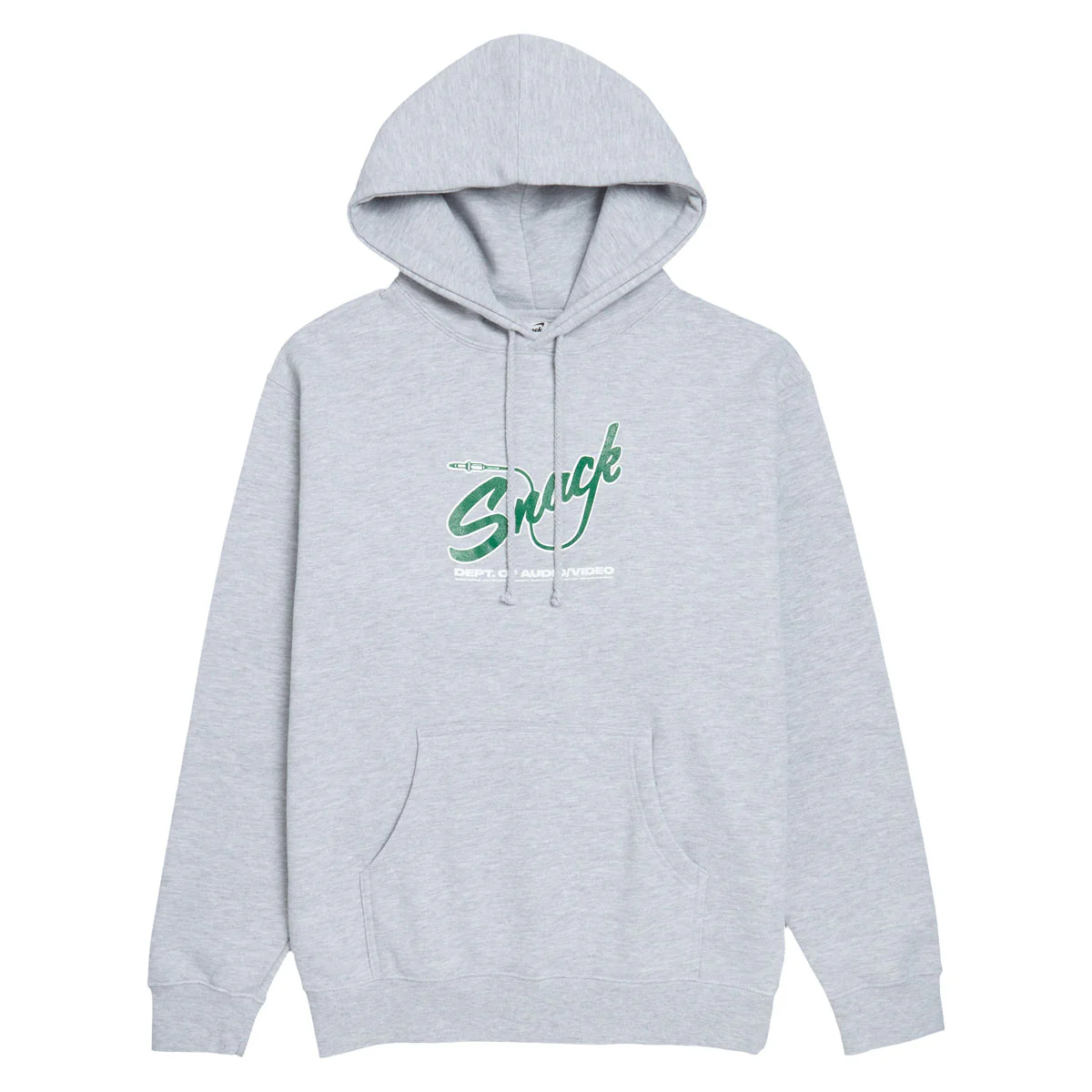 Snack Mic Check Hoodie - Grey