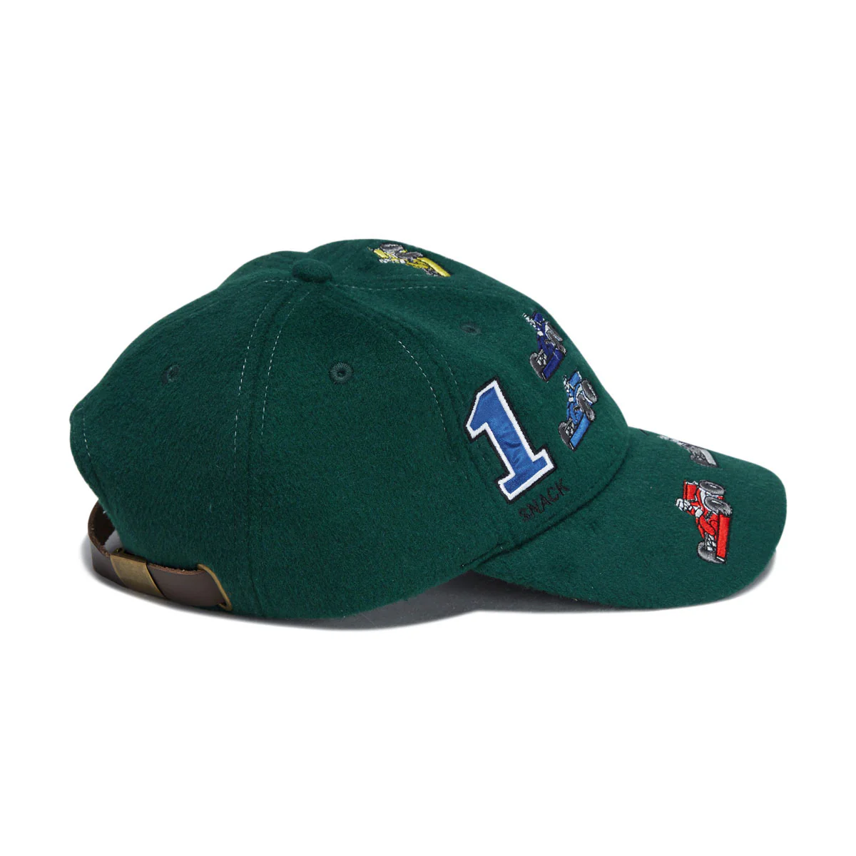 Snack Pole Position Hat - Green Wool - Image 3