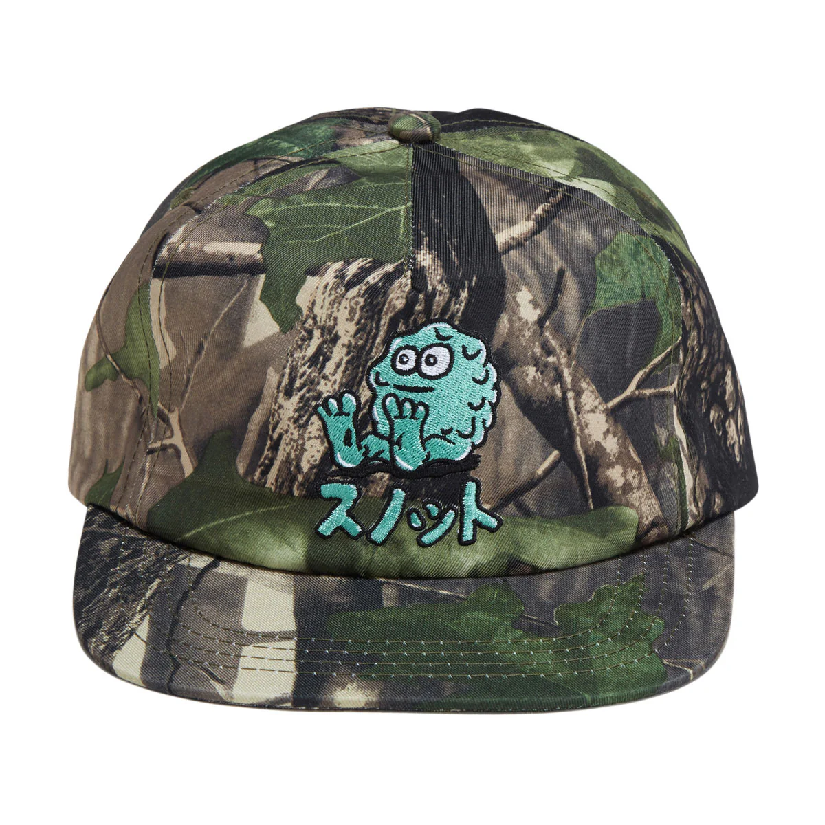 Snot Japan Booger Logo Snapback Hat - Camo - Image 2
