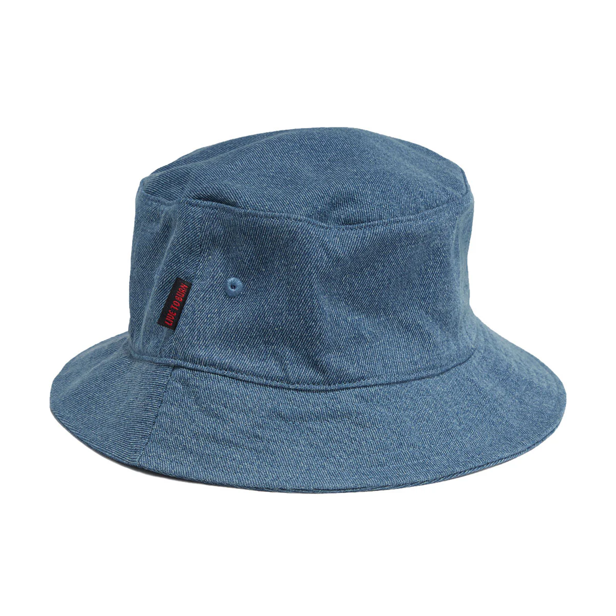Spitfire Mushroom Bighead Bucket Hat - Washed Denim - Image 2