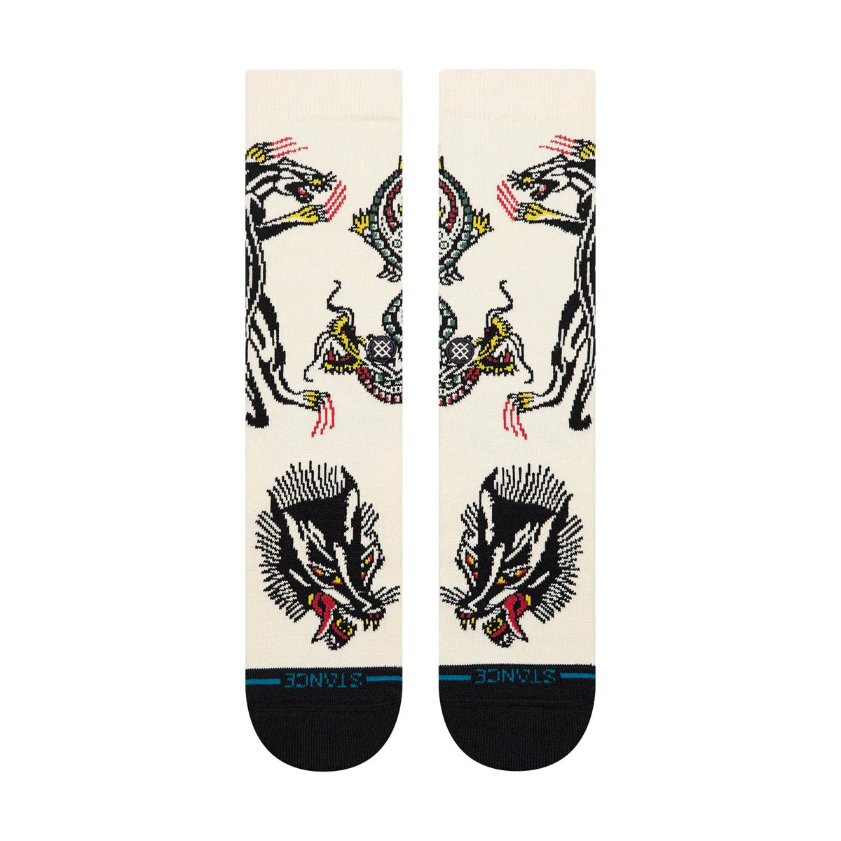 Stance Battle Crew Socks - Cream - Image 2