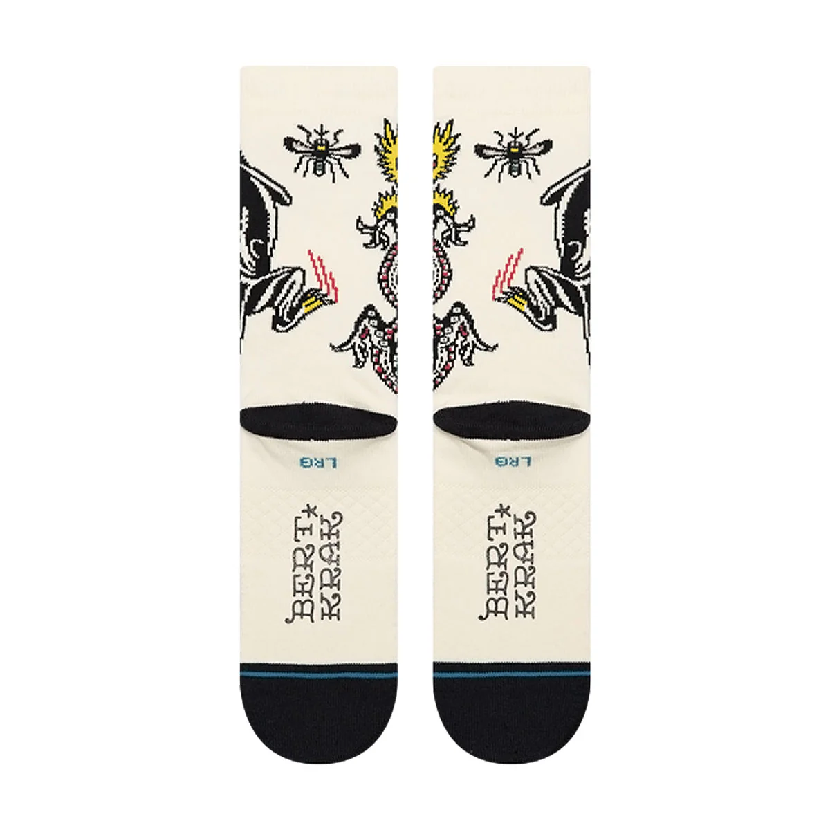 Stance Battle Crew Socks - Cream - Image 3