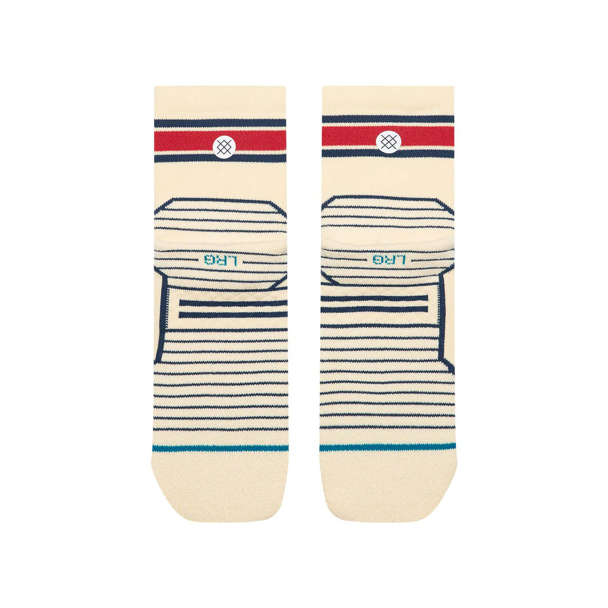 Stance Boyd Golf Mid Quarter Socks - Canvas - Image 3