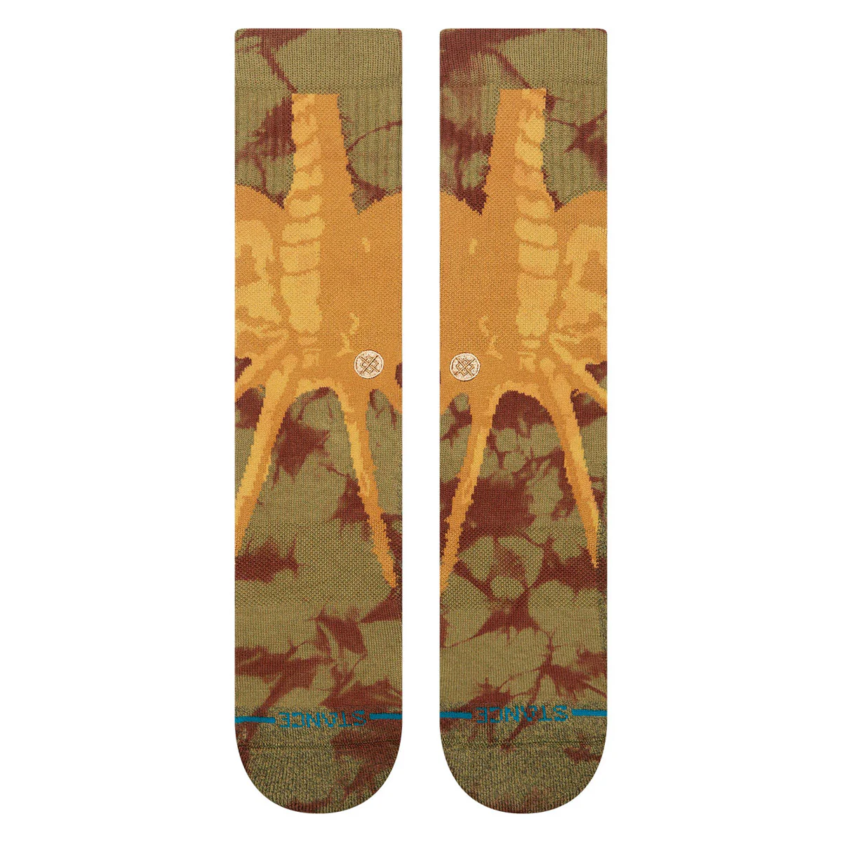 Stance Face Hugger Crew Socks - Brown - Image 2
