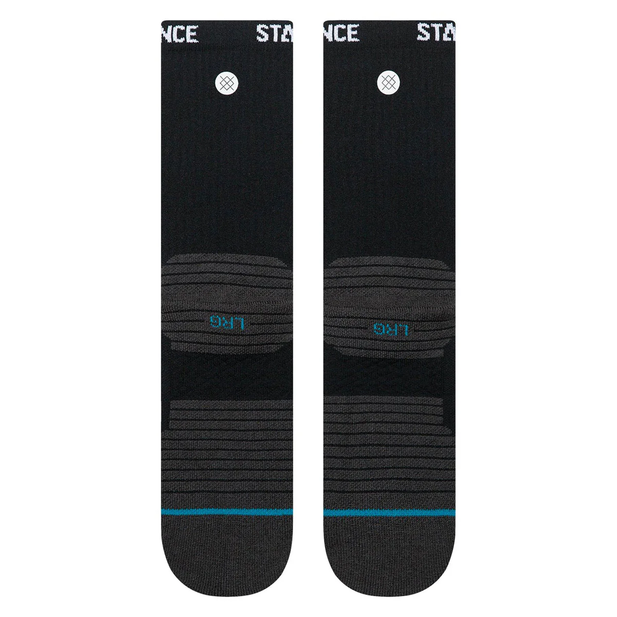 Stance Golf Ribbed Mid Crew Socks - Black - Image 3