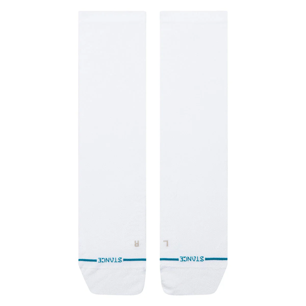 Stance Golf Ribbed Mid Crew Socks - White - Image 2