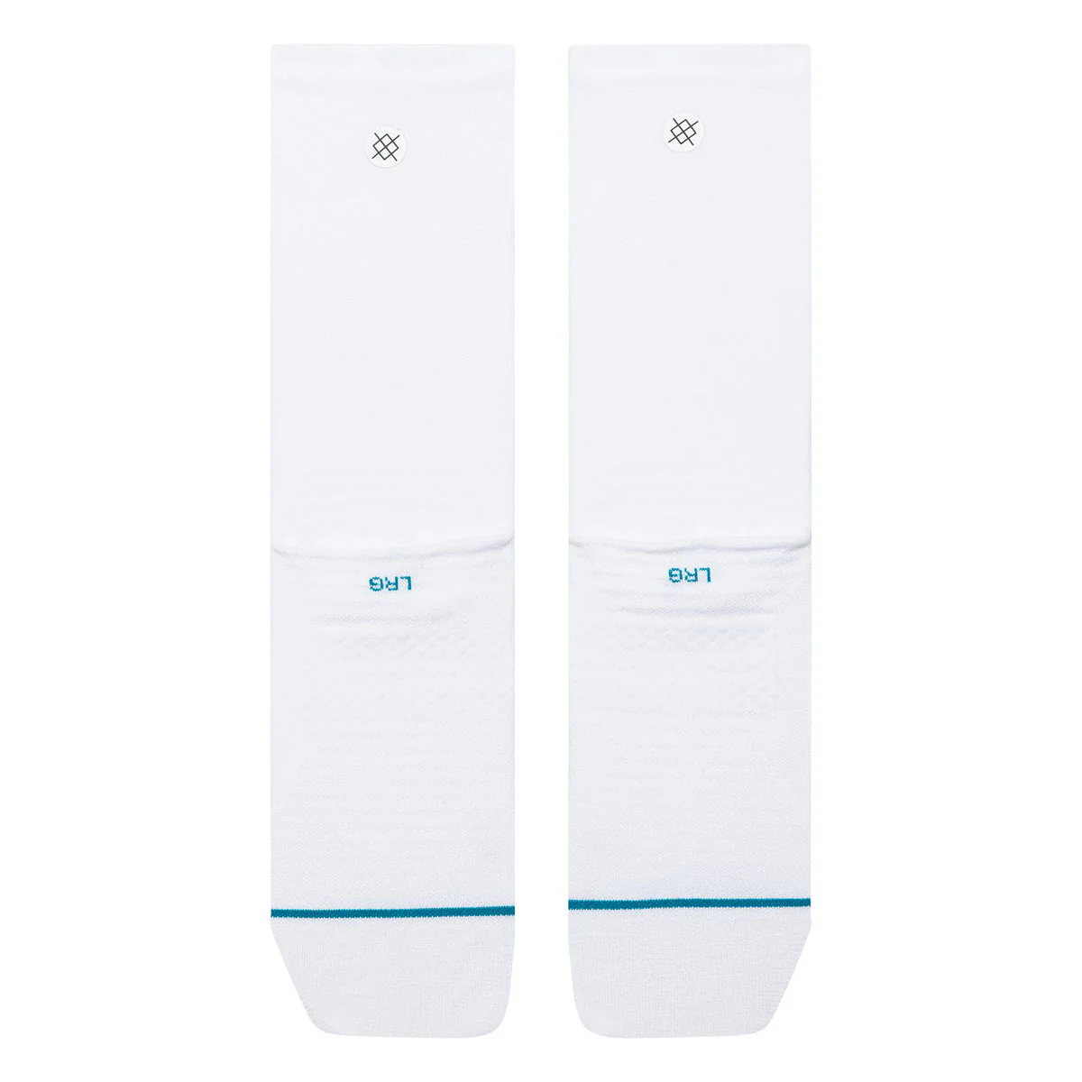 Stance Golf Ribbed Mid Crew Socks - White - Image 3