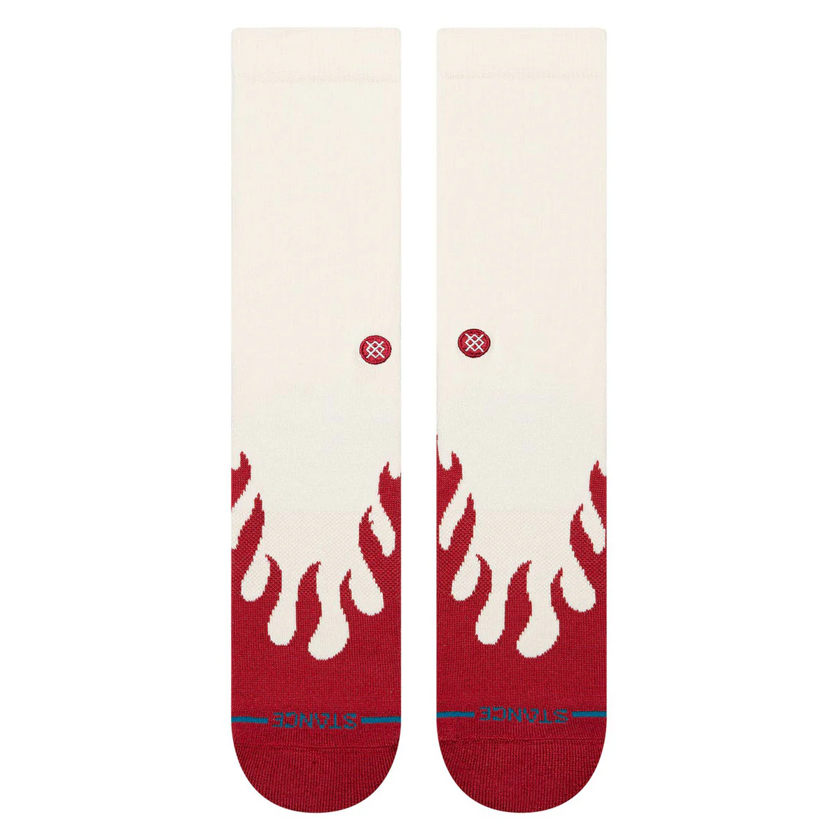 Stance Heating Up Crew Socks - Red - Image 2