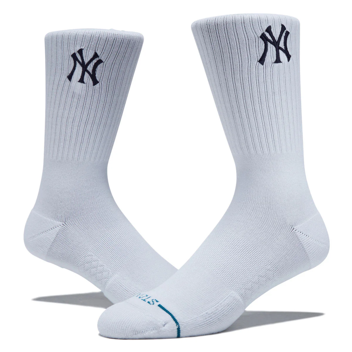 Stance New York Yankees Crest Socks - White - Image 2