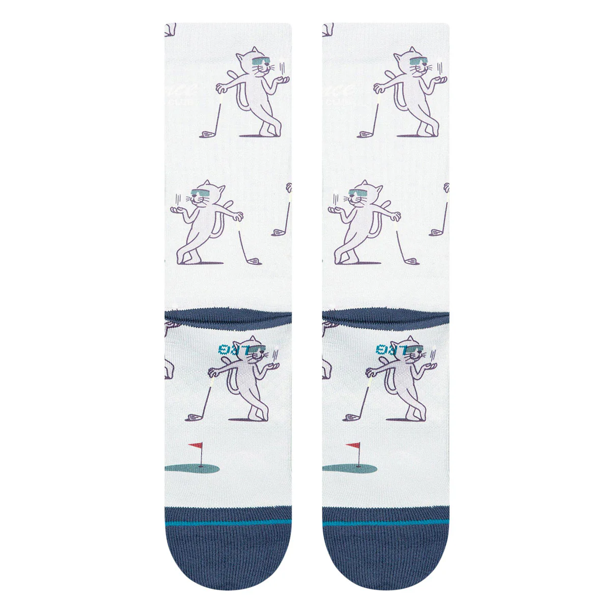 Stance Players Club Crew Socks - Green - Image 3
