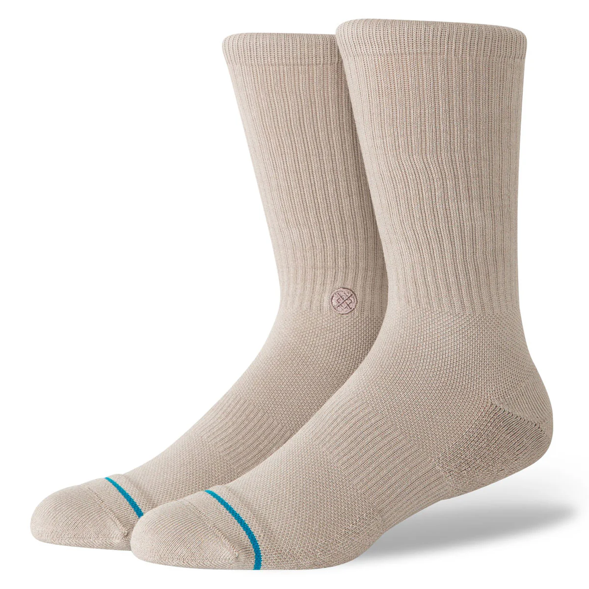 Stance Signature Crew Socks - String Grey