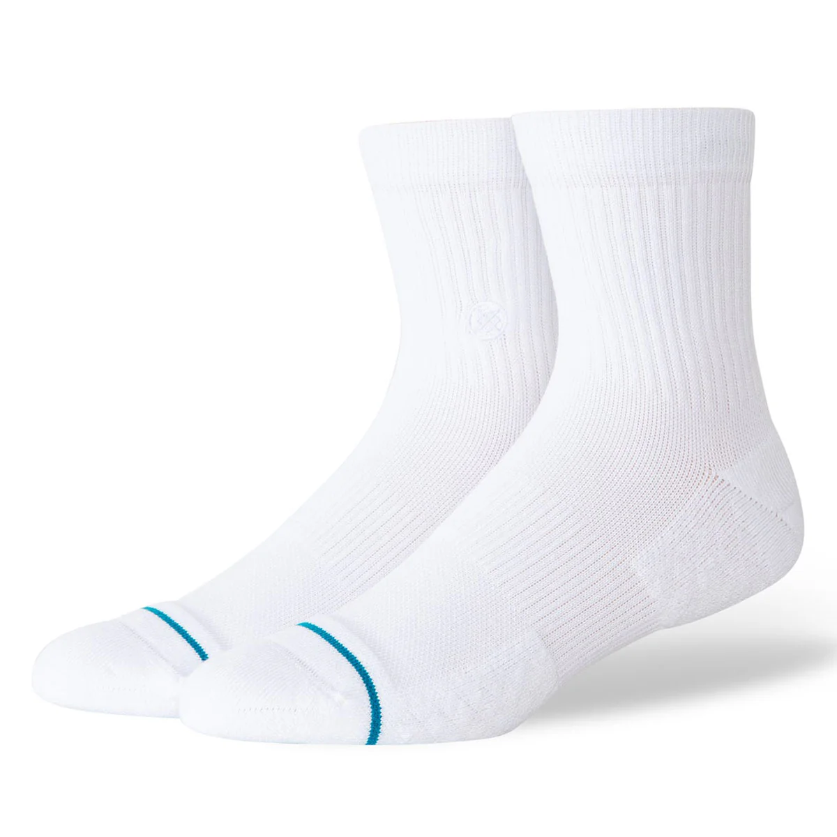Stance Signature Quarter Socks - White