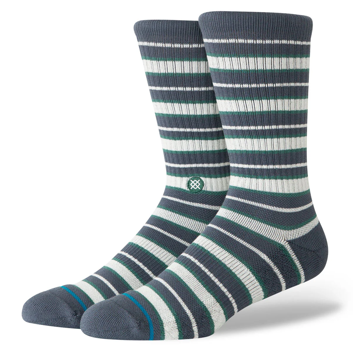 Stance Signature Stripe Crew Socks - Turbulence