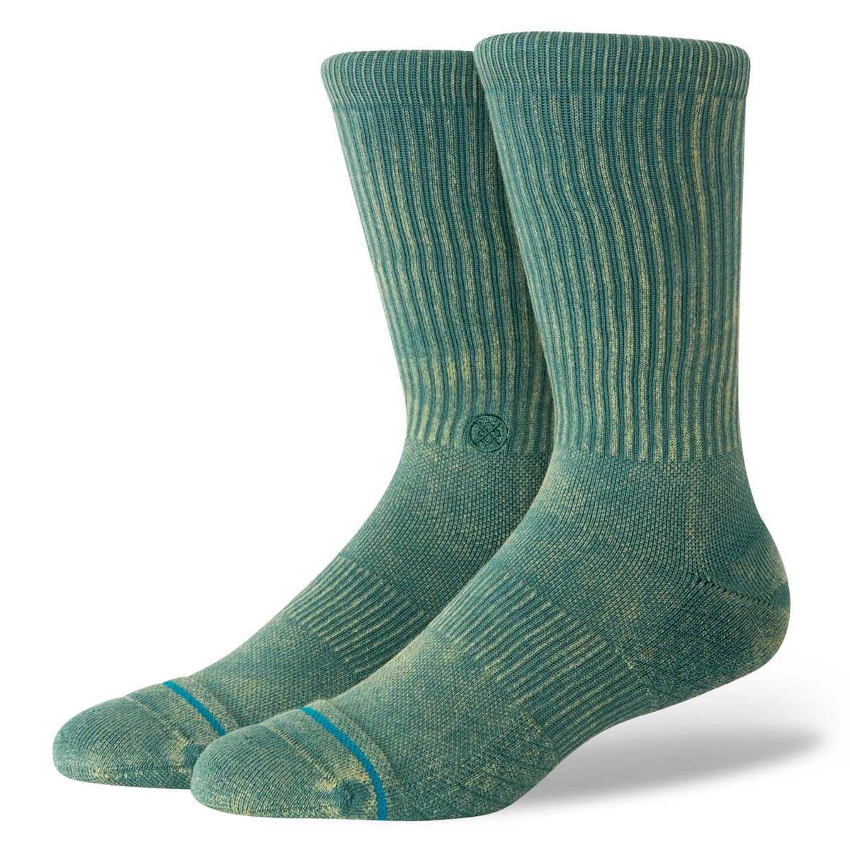Stance Signature Wash Crew Socks - Teal