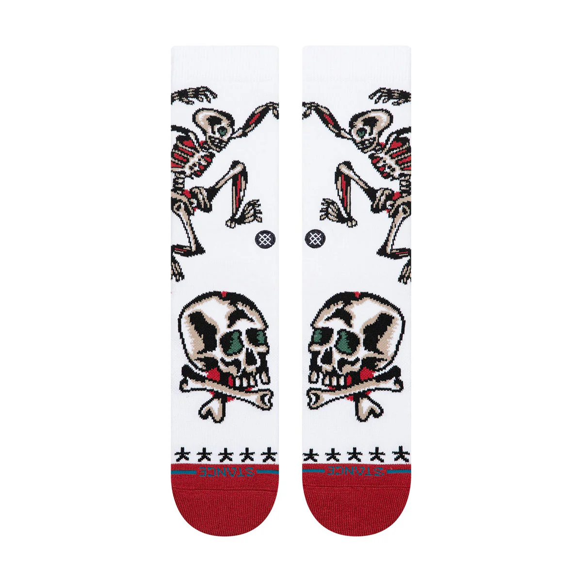 Stance Skeleton Crew Socks - White - Image 2