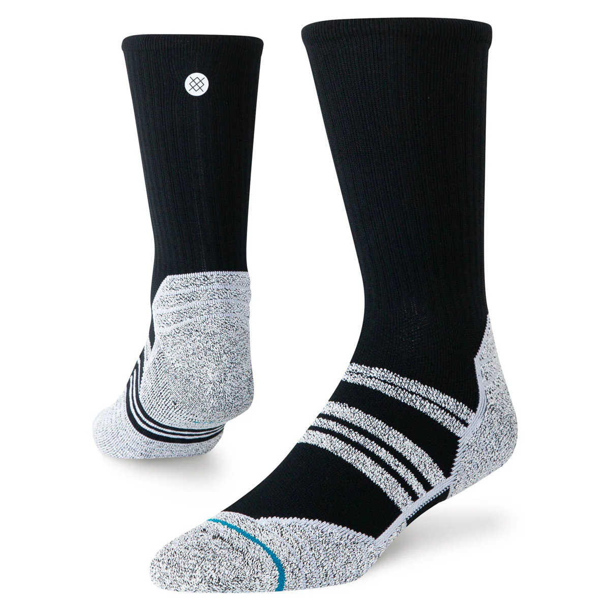 Stance Static Gripper Crew Socks - Black