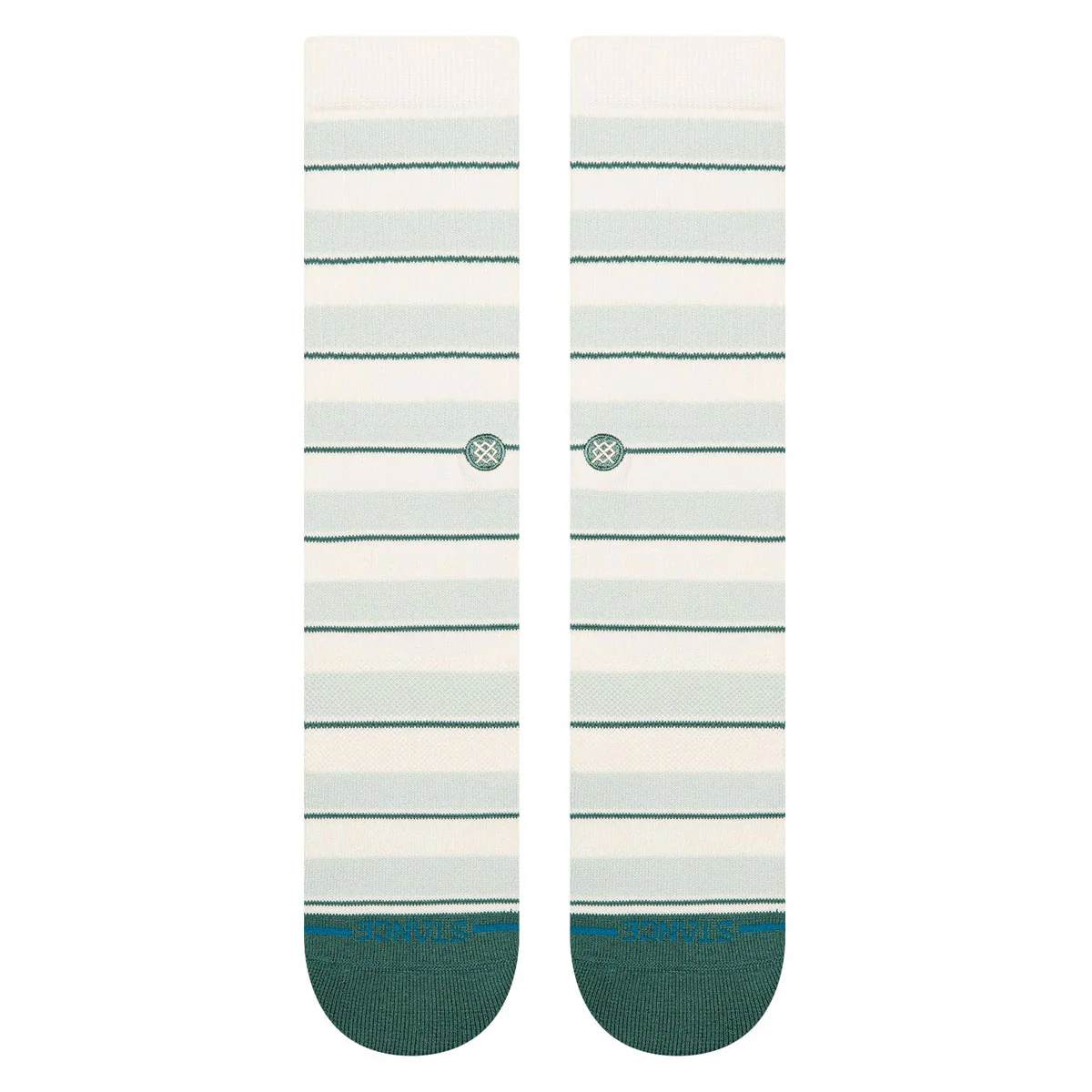 Stance Striped It Crew Socks - Teal - Image 2