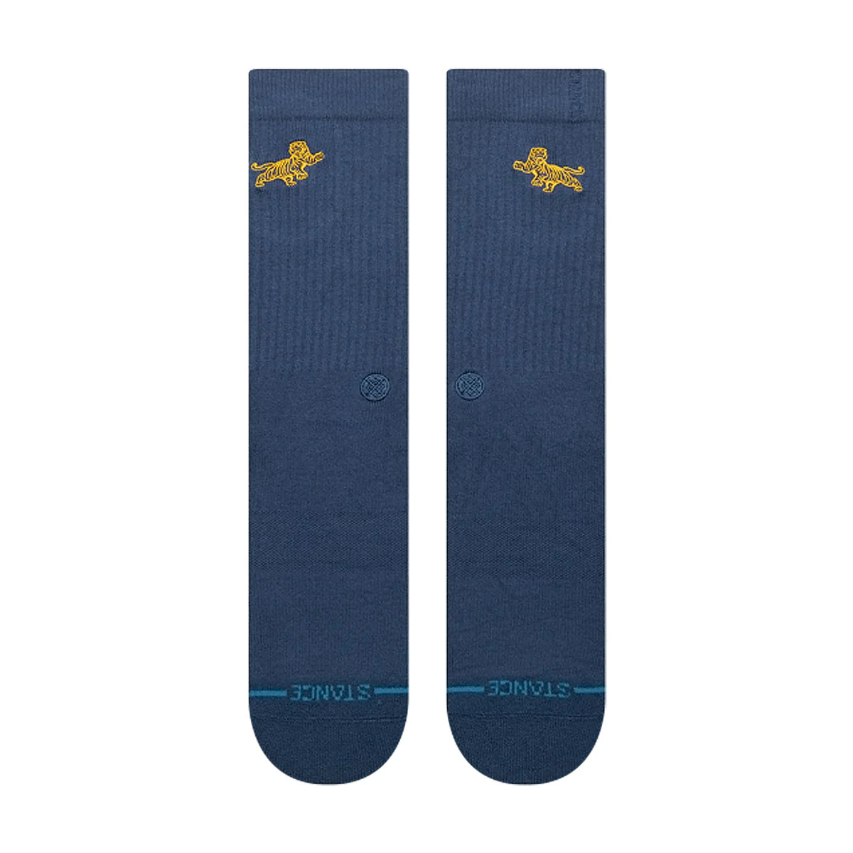 Stance Stripes Crew Socks - Navy - Image 2
