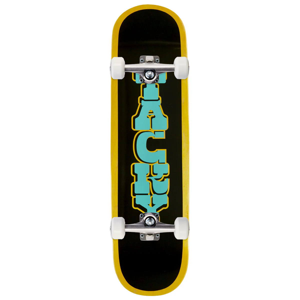 Tacky Joy Factory Stack Skateboard Complete - Brown/Yellow - 8.25"