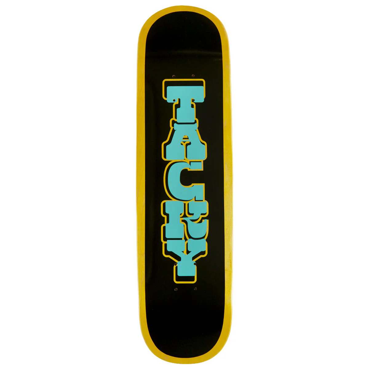 Tacky Joy Factory Stack Skateboard Deck - Brown/Yellow - 8.25"