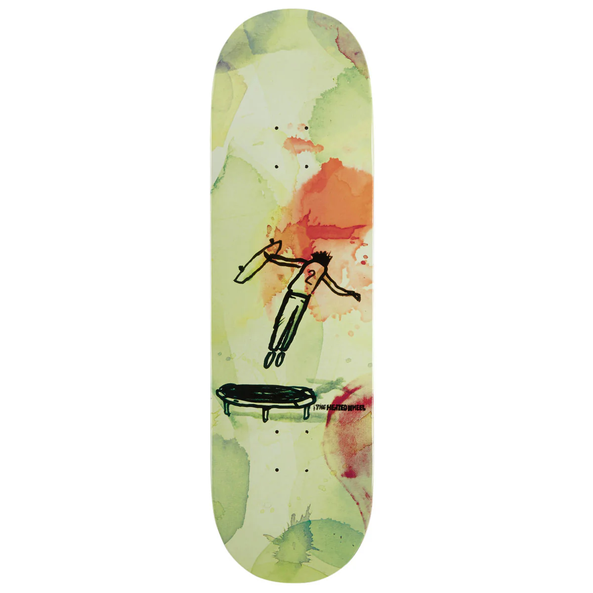 The Heated Wheel Christ Air Skateboard Deck - 9.00"
