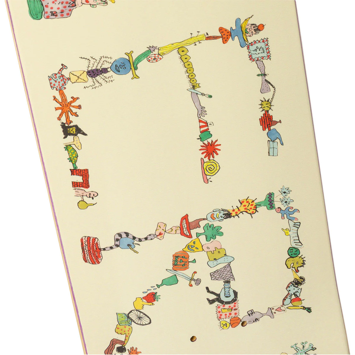 There Team Detritus Skateboard Complete - Beige - 8.12" - Image 3