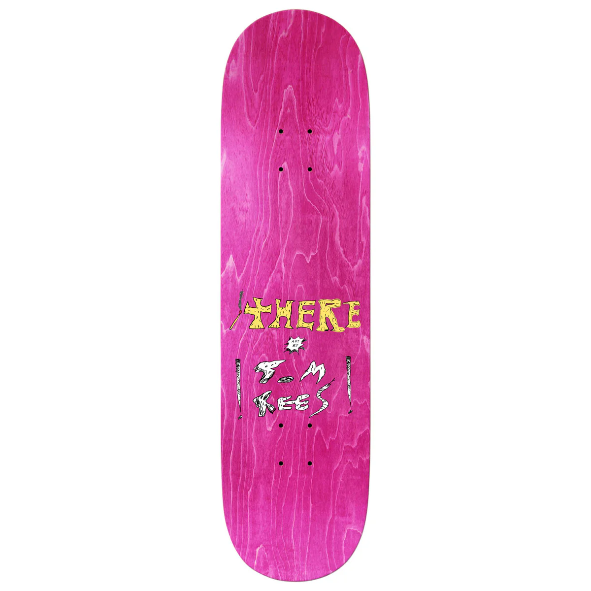 There Team Detritus Skateboard Deck - Beige - 8.12" - Image 2