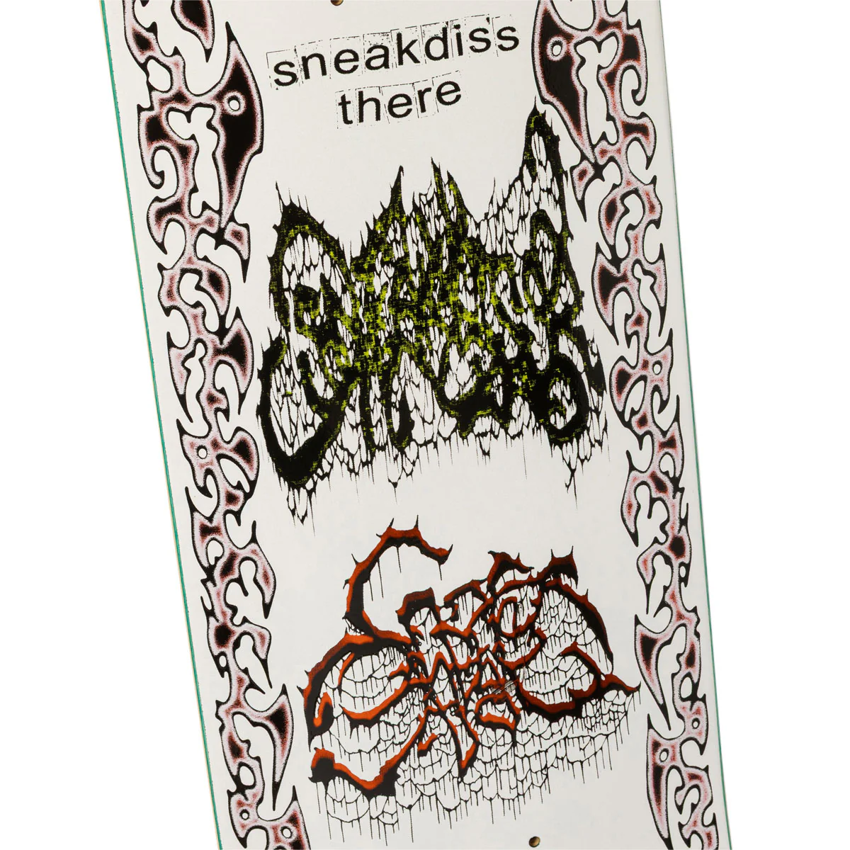 There Team Sneakdiss Battle Ship Skateboard Complete - White - 8.50" - Image 3