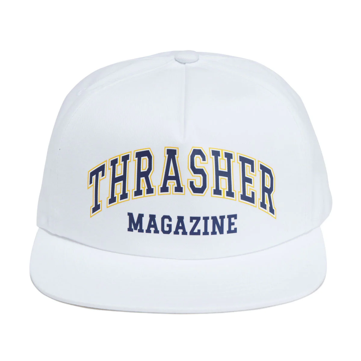 Thrasher Dropout Snapback Hat - White - Image 5