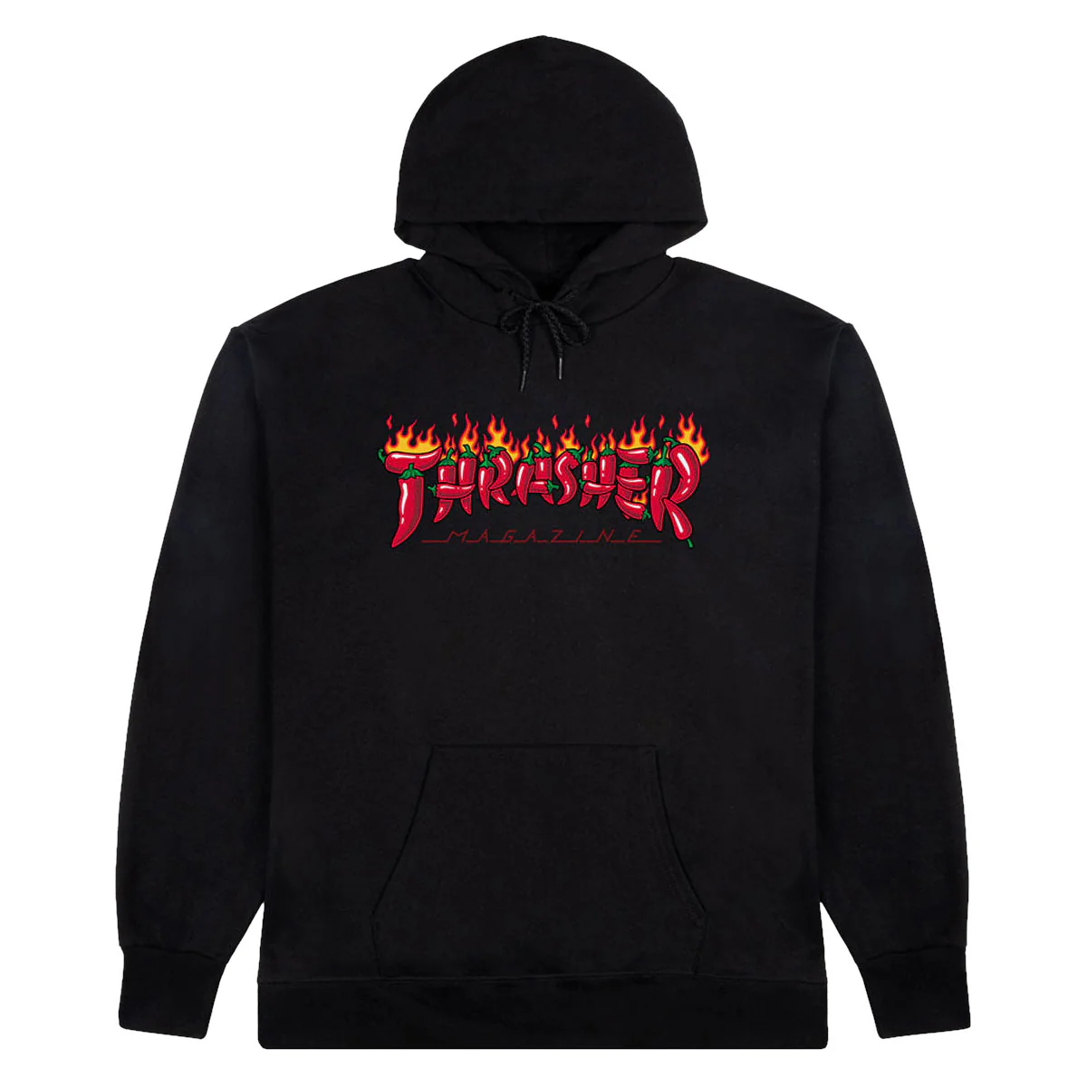 Thrasher Fuego Hoodie - Black