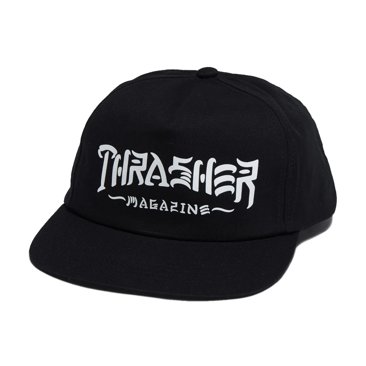 Thrasher Thrash & Destroy Snapback Hat - Black