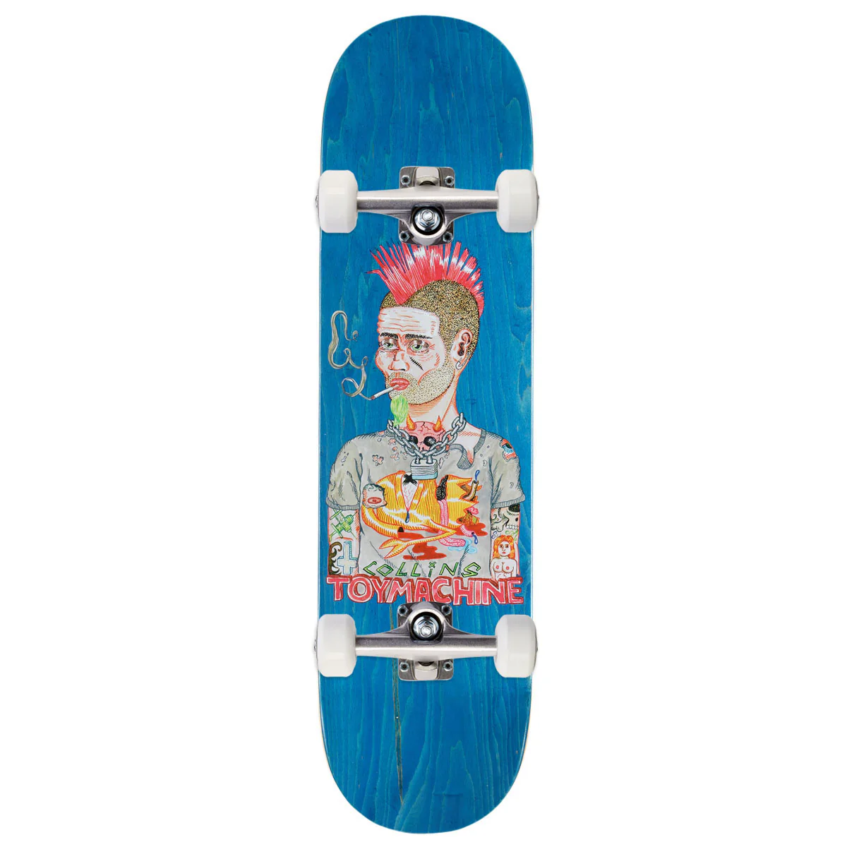 Toy Machine Collins Mohawk Skateboard Complete - 8.25"