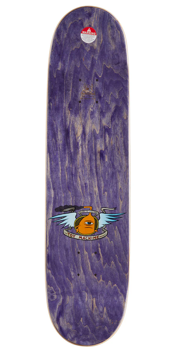 Toy Machine Devil Cat Skateboard Deck - 8.38" - Image 2