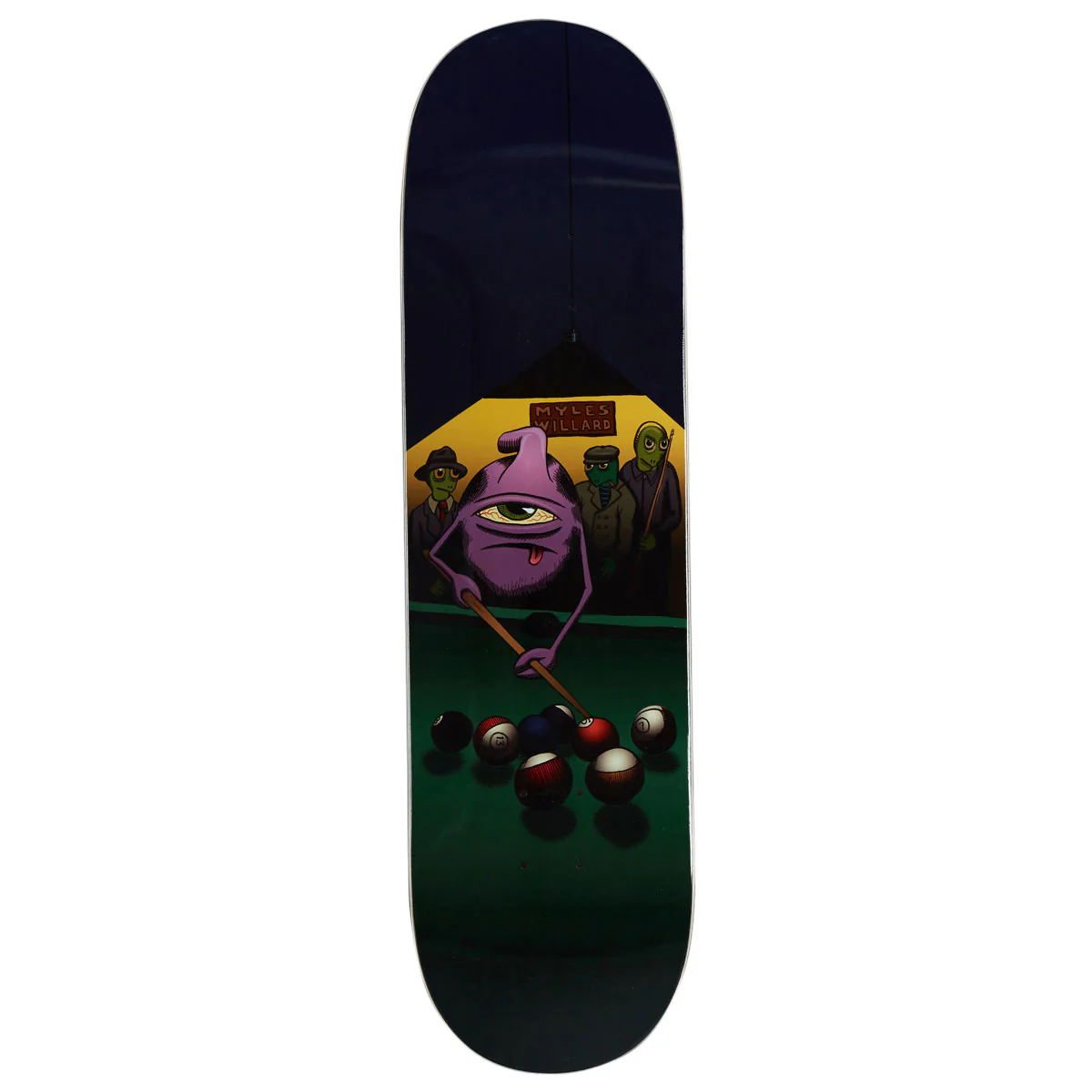 Toy Machine Willard Hustler Skateboard Deck - 8.25"