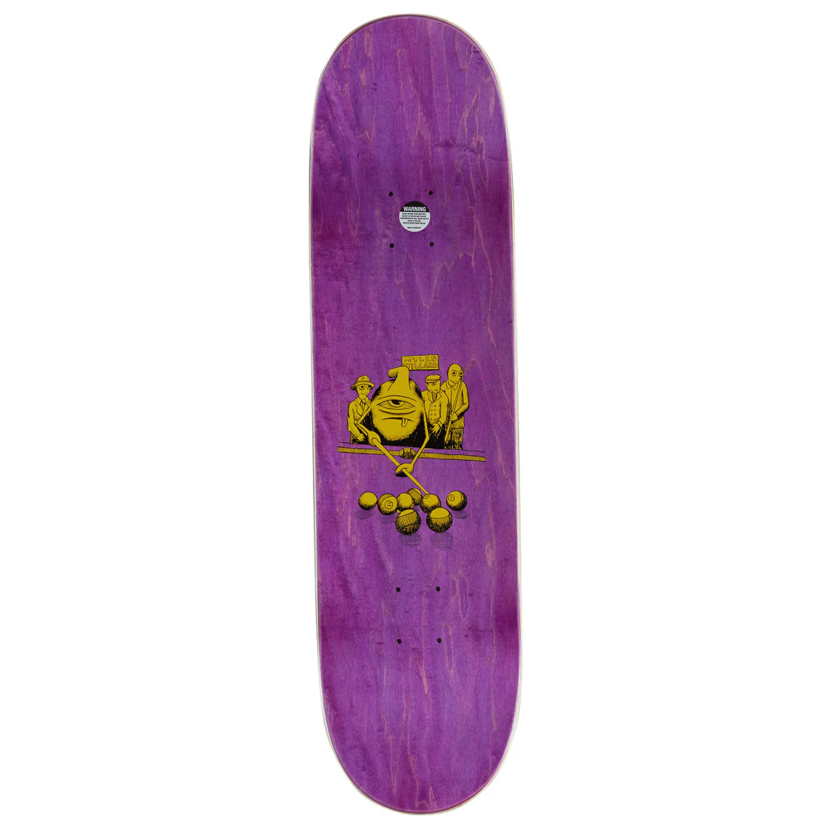 Toy Machine Willard Hustler Skateboard Deck - 8.25" - Image 2