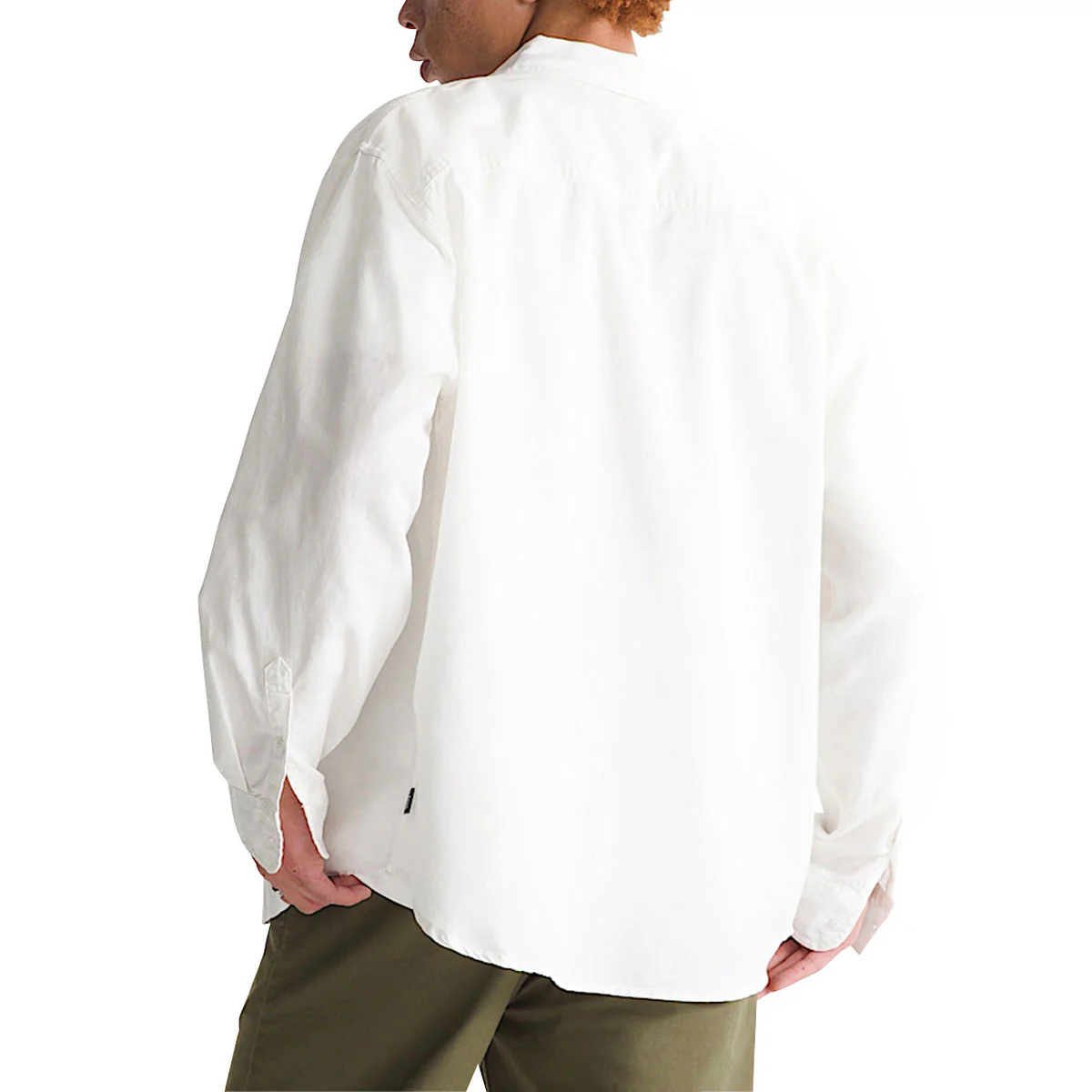 Vans Lawson Solid Oxford Long Sleeve Shirt - White - Image 3