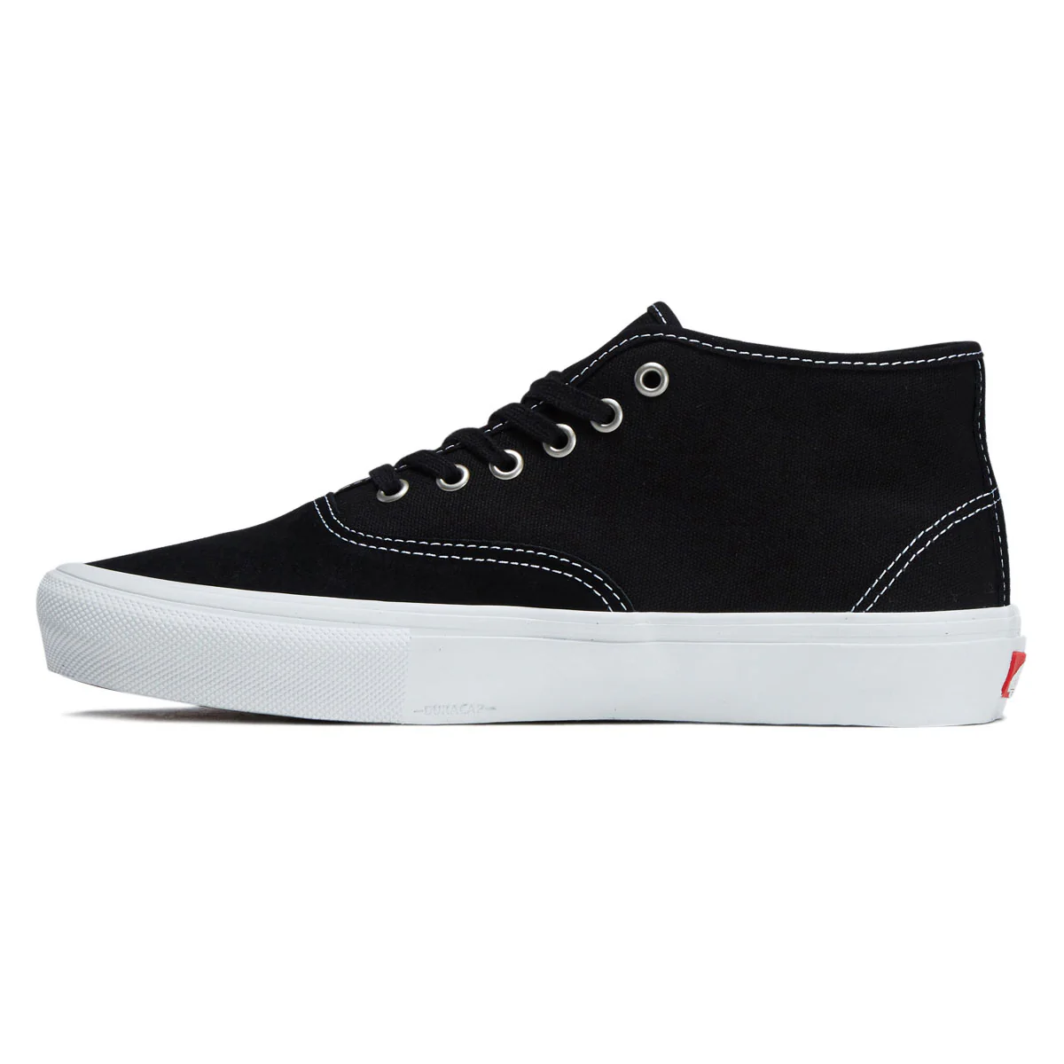 Vans Skate Authentic Mid Shoes - Black/White - Image 2