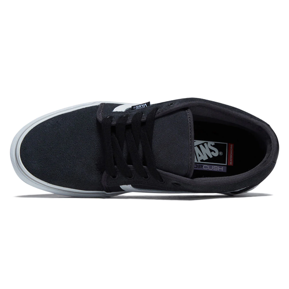 Vans Skate Chukka Low Sidestripe Shoes - Fat Lace Charcoal - Image 3