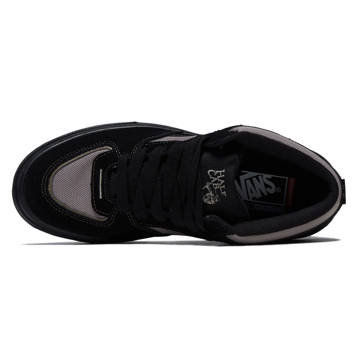 Vans Skate Half Cab Wafflecup Shoes - Black/Peyote - Image 3