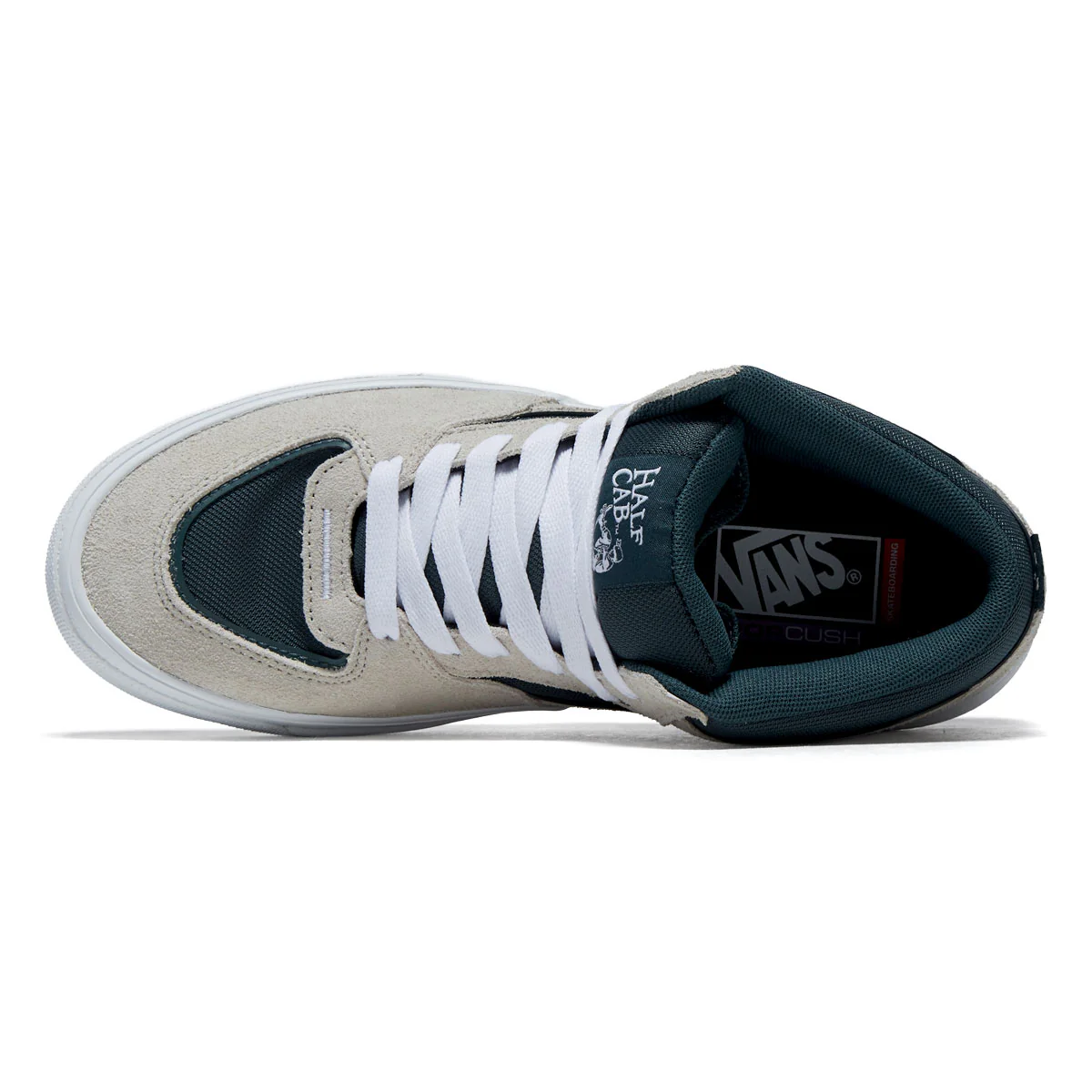 Vans Skate Half Cab Wafflecup Shoes - Oatmeal/Deep Teal - Image 3