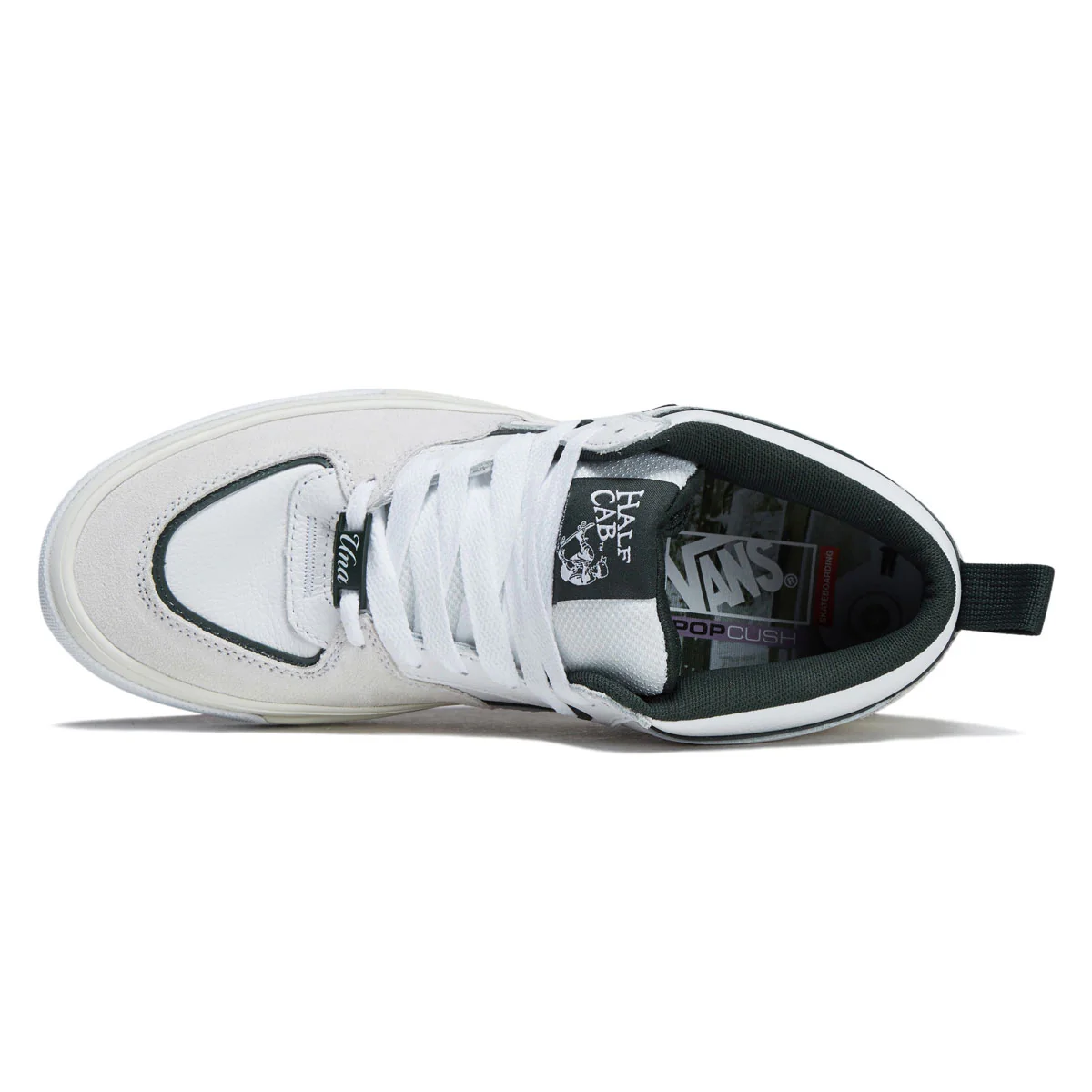 Vans Skate Half Cab Wafflecup Shoes - Una White/Gum - Image 3